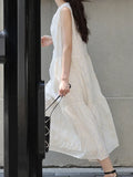 Heavy Industry Hook Flower! Holiday Style Women Summer Exquisite Literary And Artistic Temperament Gentle Vest Skirt