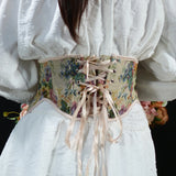 Ultra-Short Waist-Sealed Flower Thighs Outside The Waist
