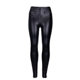 5%Spandex Faux Leather Pant Women Legging High Waist Pencil Pant Bubble Butt Slim Sexy Casual Streetwear