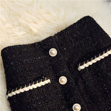 Women Mini A-line Button Simple Female Elegant Leisure Classic Tender Vintage Design Clothing Newest Y2K Ulzzang Stylish-Outfit