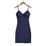 Fashion Women's Sexy Hot Girls Lace Breast Cushion Suspender Dress Spring And Summer Fashionable Hip Skirt-Outfit