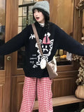 Lazy Air Soft Glutinous Sweater Women 2025 Winter New Korean Wearing Sheep Velvet Knitted Shirt