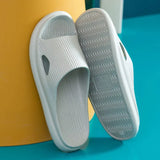 and Women Slippers 2021 New Non-Slip Thick-Sole Home Slippers Bathroom Shoes Summer Fashion Couple'S Soft Eva Sandal