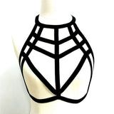 Sexy Erotic Bandage Bra Women Push Up Lingerie U Bras Backless Underwear Sexy Deep V Belt Bra Ladies Crop Tops Bralette