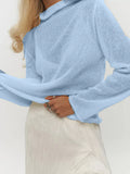 2025 New Hollow Sweater Women Wind Soft Loose Knitted Long-Sleeved Cover