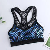 Seamless Mesh Hollow Sporty Bra Fitness Vest Bra Shockproof Underwear