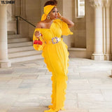 Colors African Dresses for Women Pleat Africa Dress African Clothes Fashion Long Maxi Evening Party Dress Robe Africaine Femme-Outfit