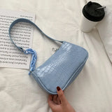 New Trend Women's Shoulder Bag PU Leather Milk Tea Color Underarm Bag 2021 Fashion Elegant Sling Handbag Zipper Small Square
