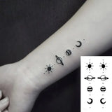 Waterproof Temporary Tattoo Stickers Chinese Character Win Every Exam Small Size Tatto Flash Tatoo Fake Tattoos for Man