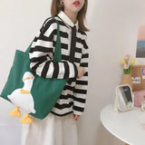 Luxury Designer Handbags 2020 New Cute Duck Women Shoulder Bag Casual Canvas Small Bag Large Capacity Conventional Hand