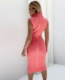 Sleeveless Deep-V Sexy Mini Party