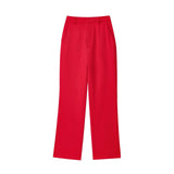 Spring New Women's Collar Short-Sleeved Short Coat Straight Trousers 8491053