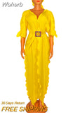 Colors African Dresses for Women Pleat Africa Dress African Clothes Fashion Long Maxi Evening Party Dress Robe Africaine Femme-Outfit