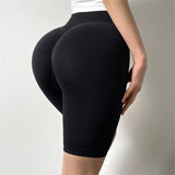 Summer Women Shorts Fitness High Waist Short Seamless Push Up Sporty Shorts Female Slim Workout Gym Biker Shorts