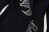 And Winter New Bright Tassel Decoration Suit Outer Suit Jumpsuit 9878058-Outfit