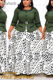 Plus Size Christmas Dress African Dresses For Women Clothing Winter Dashiki Robe Femme Party Maxi Dress African Clothes-Outfit