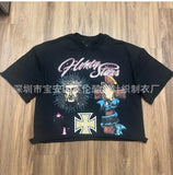 T-Shirt Five-Sleeved Loose Hip-Hop Top Tide Brand