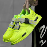 High Top Fashion Leather Sneakers Trend Hot Sale Comfortable Man Casual Shoes Outdoor Non-slip Breathable Men