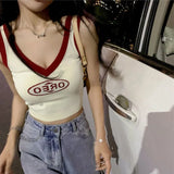 Harajuku Fashion Crop Top Camis Women Japanese Girl Chic Soft Sister Cute Bear ide Outside Wears Thin Short Camisole