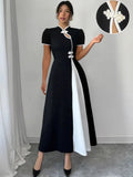Elegant Bubbles, Ramming Color, Button-Sleeved