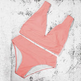 Sexy Pink Bikinis Push Up Bikini 2020 New Arrival Padded High Waist Swimsuit Female Brazilian Biquini Swimwear