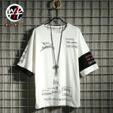 Fashion Men's Tshirt Short Sleeves o-neck Solid Fake 2 pieces Tees shirt Cotton Summer Clothes Top Tees Tshir Asian Size