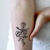 Water Transfer Sexy Tattoo Swallow Bird Tattoo Body Art Waterproof Temporary Fake Flash Tattoo for Man Woman Kid