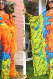 African Clothes for Women Two Piece Set Dashiki 2023 Fashion Long Dress Sets Pants Suits Outfits Party Dresses Plus Size-Outfit