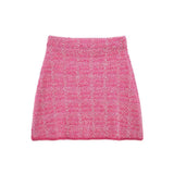 And Winter New Textured Short Knitted Coat 4331168 Miniskirt 4331169-Outfit