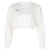 Letter Embroidery Sweatshirts for Women Oversized Autumn Basic Tops Shirts Streetwear Homewear Fashion Tops
