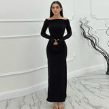 2025 Women's New Fashion Collar Sexy Tight Folds Side Open