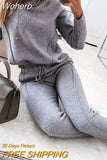Women Tracksuit Sequins Long Sleeve Top & Drawstring Waist Pants Set Casual Daily Juicy Coutoure Tracksuit-Outfit