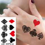 Water Transfer Tattoo Sexy Red Lips Print Tattoo Body Art Waterproof Temporary Fake Flash Tattoo for Man Woman Kid