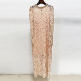 Spring And Summer New Star Fashion Nails Studded Long Sleeves Of Water-Soluble Lace