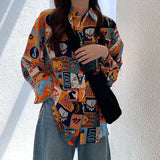 Vintage Clothes Summer Women's Clothing Street Style Women Tops Harajuku Shirt Boho Blouse for Women Long Sleeve Shirt-Outfit