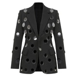 New Star Personality Fashion Big Sleek One-Buckle-Fits-Fit Suit Jacket