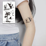 Water Transfer Sexy Tattoo Swallow Bird Tattoo Body Art Waterproof Temporary Fake Flash Tattoo for Man Woman Kid
