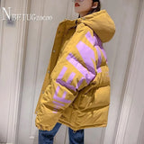 Parkas Winter 2020 New Korean Loose Students Bread Style Female