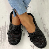 Sandals 2022 Summer Slides Ladies Shoes Leather Breathable Slippers Women Casual Flats Retro Cusomized Support
