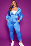 Fall Plus Size Casaul Solid Hoodies And Pant