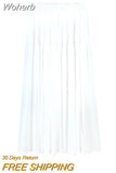 Spring Summer Slub Cotton Linen Midi Length A-Line Skirt Women High Waist Casual Eight Colors Skirt With Big Swing QT1737-Outfit