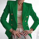 Women's Clothing Autumn And Winter New Solid Color Fashion Casual 2025 Suit Short Coat