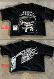 T-Shirt Five-Sleeved Loose Hip-Hop Top Tide Brand