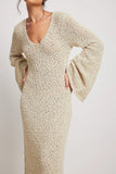 Women's Fall 2023 New Sweater Dress Temperament Show Thin And Versatile Dress-Outfit