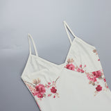 sexy Y2K Clothes Floral Print Sleeveless Backless Bodycon Maxi Dresses For Women 2024 Club Birthday Party Elegant Dress-Outfit