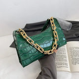 Retro Casual Women's Totes Shoulder Bag Fashion Exquisite Shopping Bag PU Leather Chain Handbags for Women 2021 Free