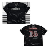 Web English AEEEZ Jersey Digital V-Neck T-Shirt Fashion Street Men And Women Leisure Sports Short