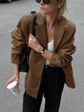 Autumn Fashion New Single-Dbutton Suit Jacket Women's