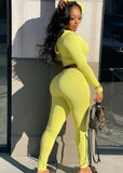 Casual Zip Hoody Cropped 2 Piece Tracksuits