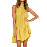 Holiday Irregular Dress Ladies Summer Beach Sleeveless Party Dress vestidos verano 2021 New Arrival dresses for